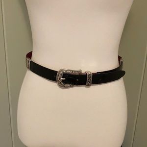 Brighton reversible belt red/black